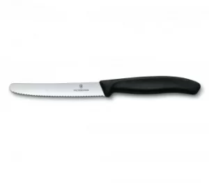 Swiss Classic Tomato and Table Knife (black, 11 cm)