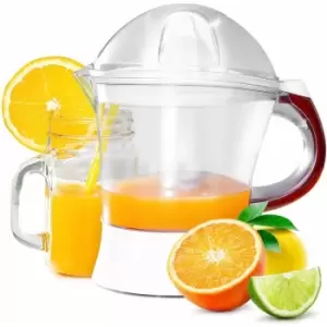 Lemon Press Citrus Juicer Squeezer Machine Juice Extractor Electric 25W Geepas - White