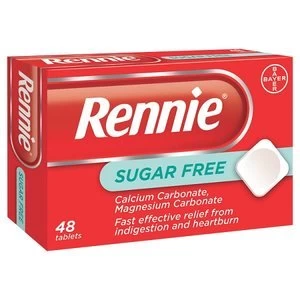 Rennie Sugar Free Heartburn and Indigestion Relief 48 Tablets