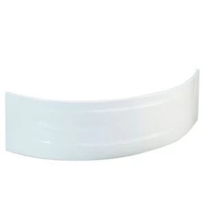 Cooke Lewis Strand White Bath front panel W1350mm
