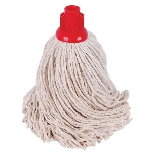 Robert Scott and Sons 16oz PY Yarn Socket Mop Head for Smooth Surfaces Red Pack 10