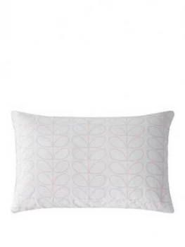 Orla Kiely House Linear Stem Pillowcase Pair - Pink