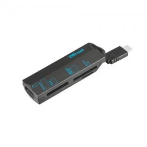 Trust 20968 card reader Black USB 3.2 Gen 1 (3.1 Gen 1) Type-C