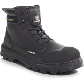 Black Safety Boots, Size 12 - Lemaitre