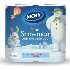Nicky The Snowman 3-Ply Toilet Tissue