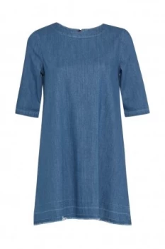 French Connection Evelyn Denim T Shirt Dress Blue
