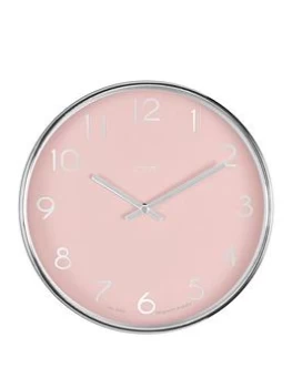 Acctim Clocks Elma Wall Clock - Peach Bellini