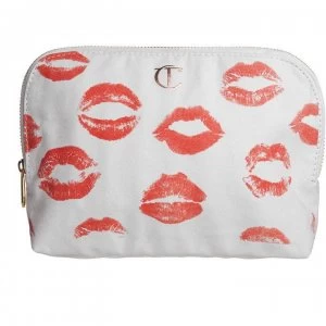 Charlotte Tilbury Make-up Bag First Edition - White/Lips