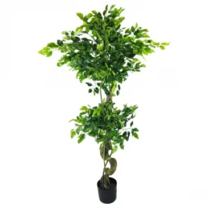 Artificial Ficus Tree With Twisted Trunk 155cm