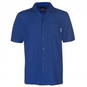 Pierre Cardin Short Sleeve Shirt Mens - Blue