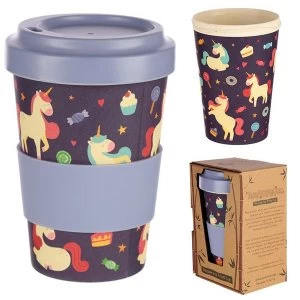 Unicorn Dreams Design Bambootique Eco Friendly Travel Cup/Mug