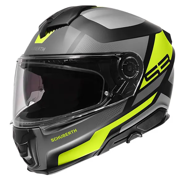 Schuberth S3 Daytona Black Yellow Full Face Helmet Size L
