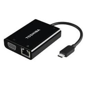 Dynabook USB-C to VGA/LAN Adapter
