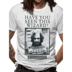 Harry Potter - Sirius Poster Mens X-Large Short Sleeve T-Shirt - White