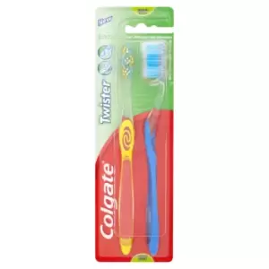 Colgate Twister Medium Toothbrush 2 pack - wilko