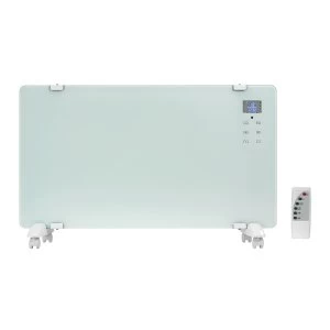 electriQ 2000W Designer Glass Heater Wall Mountable Low Energy with Smart WiFi Alexa - Ultra Slim only 8cm Bathroom Saf