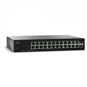 Cisco SG112-24 Unmanaged L2 Gigabit Ethernet (10/100/1000) Black 1U