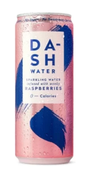 Dash Dash Water Sparkling Raspberry 330ml (6 minimum)