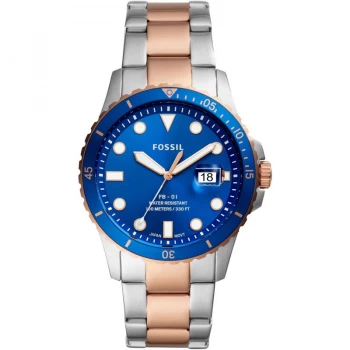 Fossil Blue And Two Tone 'Fb - 01 Sports Watch - FS5654
