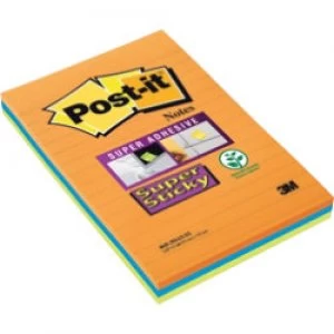 Post it Sticky Note Cube 152 x 101mm Assorted 3 Pieces of 45 Sheets