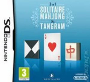 3 in 1 Solitaire Mahjong and Tangram Nintendo DS Game