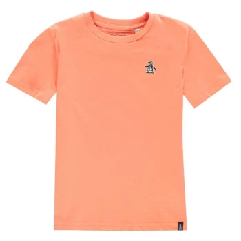 Original Penguin Classic Logo T-Shirt - Orange