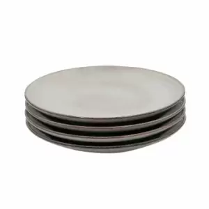 Cooks Professional Nordic Stoneware Set Of 4 Dinner Plates