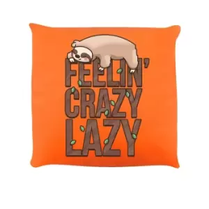 Grindstore FeelinA' Crazy Lazy Cushion (One Size) (Orange)