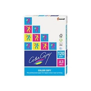 Color Copy (A3) Copier Paper Super Smooth Ream-Wrapped 120gsm White (1 x Pack of 250 Sheets)