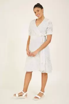 Broderie 'Elicia' Wrap Dress