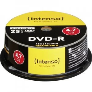 Intenso 4801154 Blank DVD-R 4.7 GB 25 pc(s) Spindle Printable