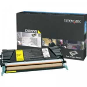 Lexmark C522A3YG Yellow Laser Toner Ink Cartridge