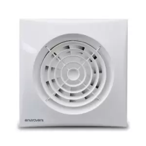 Envirovent Silent 100mm 4" Low Voltage Ultra Quiet WC & Bathroom Extractor Fan with Timer - SIL100T12V