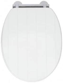 Croydex Portland Flexi-Fix Toilet Seat - White