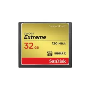 SanDisk - 32GB Extreme 32GB CompactFlash memory card