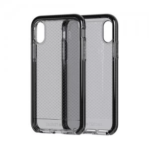 Tech21 Evo Check mobile phone case for Apple iPhone X/XS 14.7cm (5.8inch) Cover Black,Transparent
