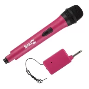 PDT RockJam Wireless Microphone Pink