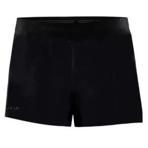 Craft Mens Pro Hypervent Split Hem Shorts (XS) (Black)