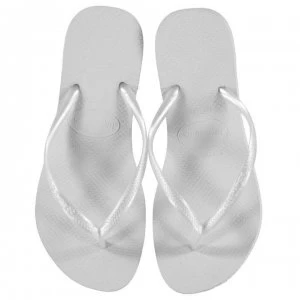 Havaianas Slim Flip Flops - White 0001