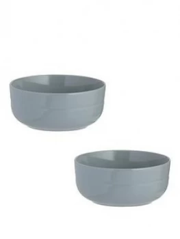 Typhoon World Foods Set Of 2 All-Purpose Bowls In Blue