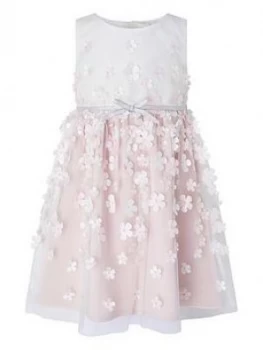 Monsoon Baby Girls Kerry Blossom 3D Dress - Ivory, Size 12-18 Months