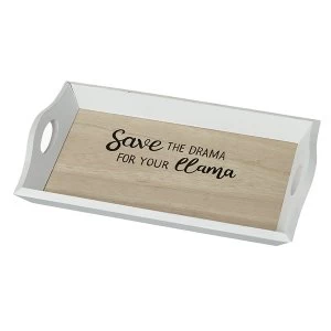 Save The Drama Wooden Tray By Heaven Sends