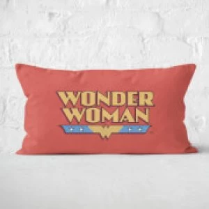 DC Cushions Retro Wonder Woman DC 30x50cm Rectangular Cushion - 30x50cm - Soft Touch