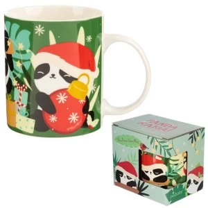 Christmas Panda New Bone China Mug