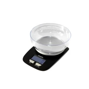 Terraillon Electronic Kitchen Scale With Transparent Bowl White 3kg