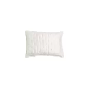 Donna Karan Essential Quilted Standard Pillowcase, Ivory