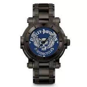 Harley Davidson 78A117 Mens Bracelet Wristwatch Colour - Blue