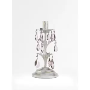 Onli Kate Glass Table Lamp, Ivory Pink Droplets