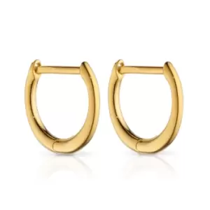 Aiyana Anahita Gold Plated Hinged Hoop Earrings
