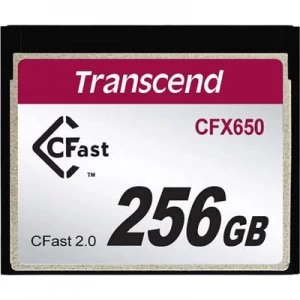 Transcend CFX650 CFast card 256GB